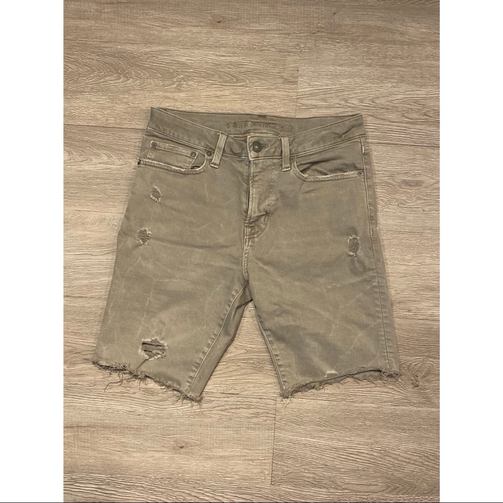 AE Skinny Denim Cutoffs 28w